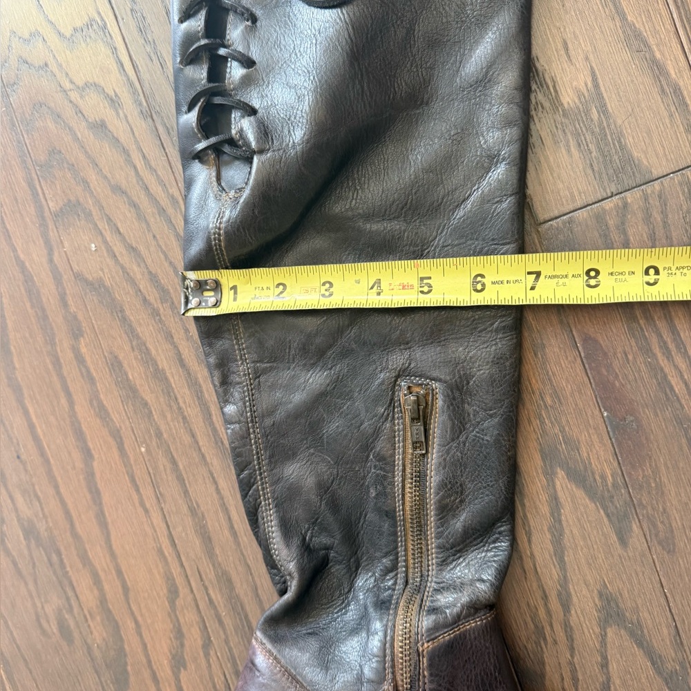 BED STU MANCHESTER LACE BACK DISTRESSED BOOTS SIZE 9 - Picture 15 of 16